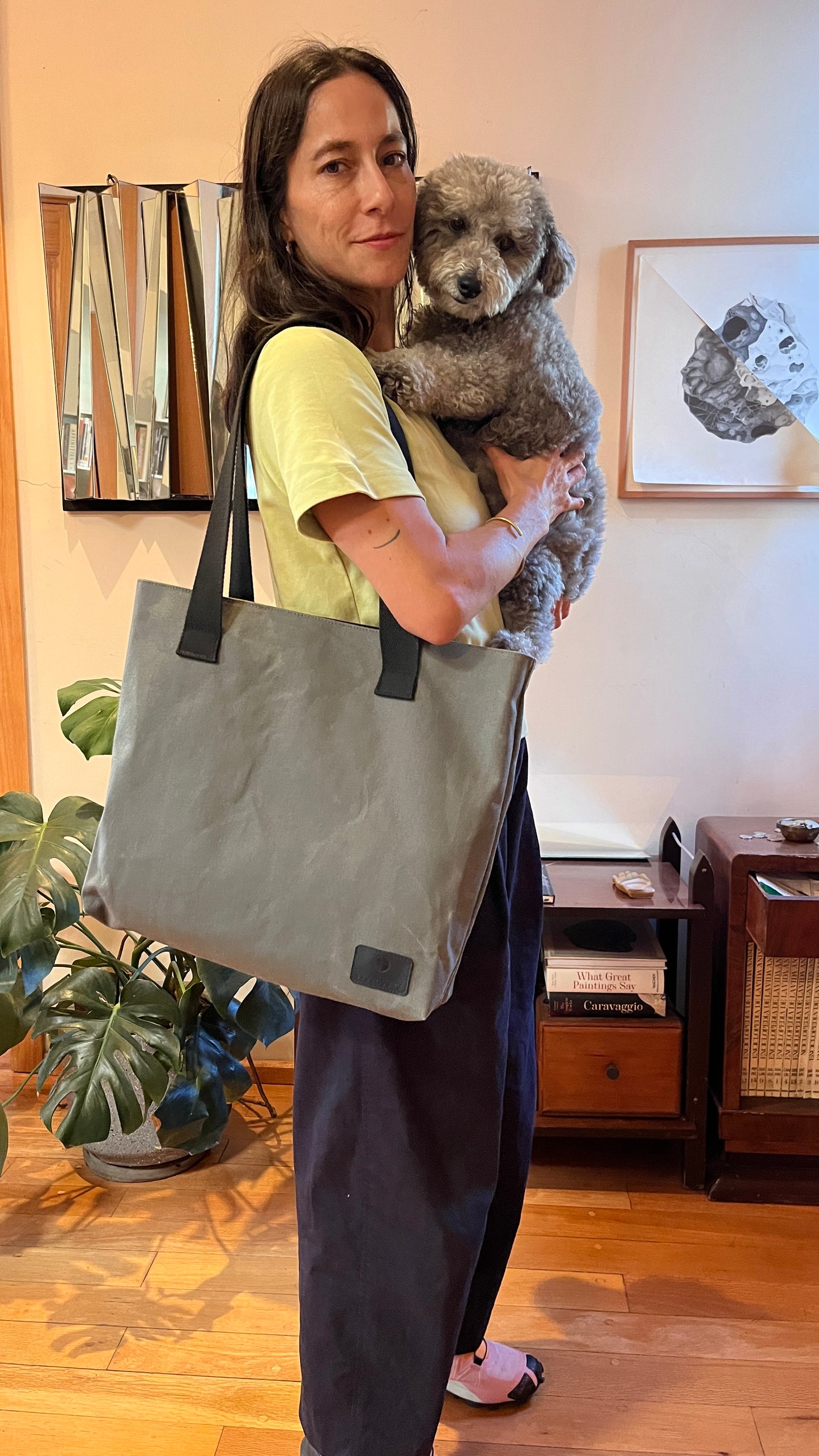 Tote Encerada Asa Algodón